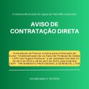 Inexigibilidade nº 02 - Contratação de Curso Implementação da Lei LGPD 