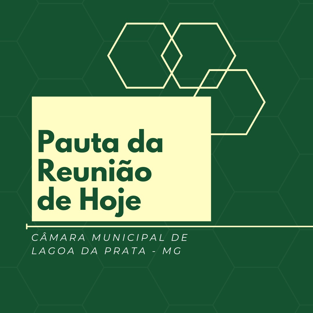 Pauta da 39ª Reunião Ordinária