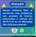 Problema Técnicos com os Telefones