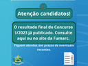 Resultado Final do Concurso Público nº  01/2023